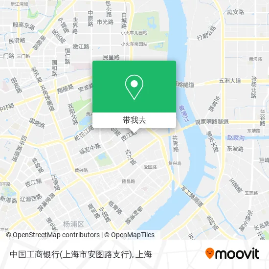 中国工商银行(上海市安图路支行)地图