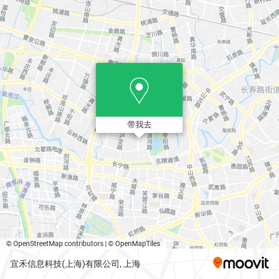 宜禾信息科技(上海)有限公司地图