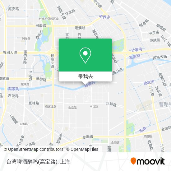 台湾啤酒醉鸭(高宝路)地图