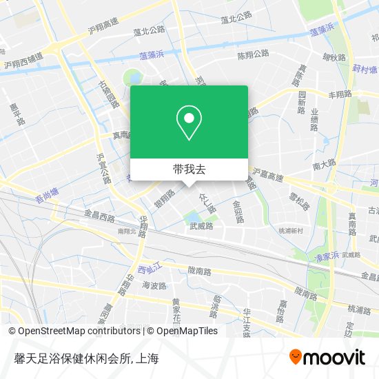 馨天足浴保健休闲会所地图
