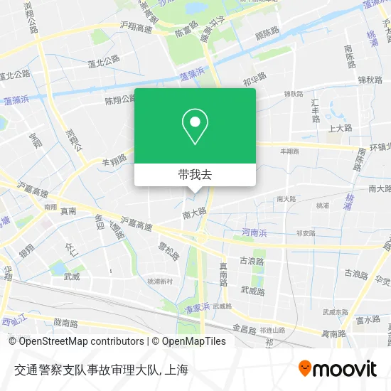 交通警察支队事故审理大队地图
