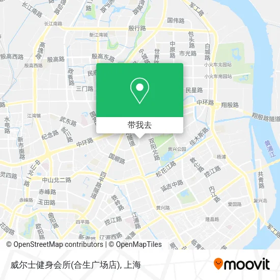 威尔士健身会所(合生广场店)地图