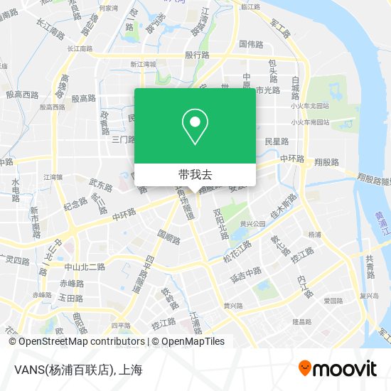 VANS(杨浦百联店)地图