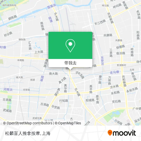 松麟盲人推拿按摩地图