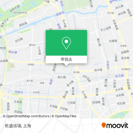 乾盛浴场地图