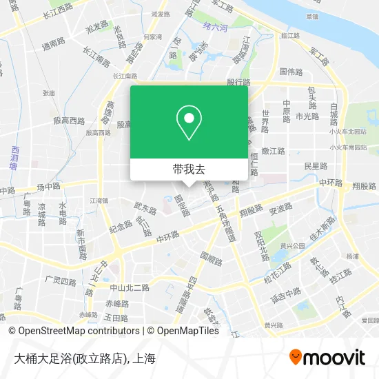 大桶大足浴(政立路店)地图