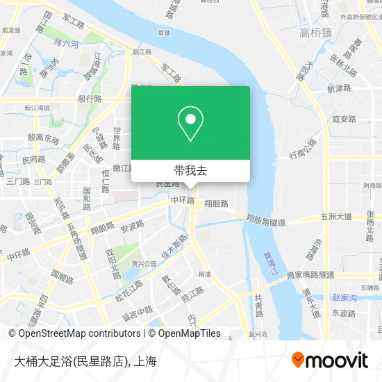大桶大足浴(民星路店)地图