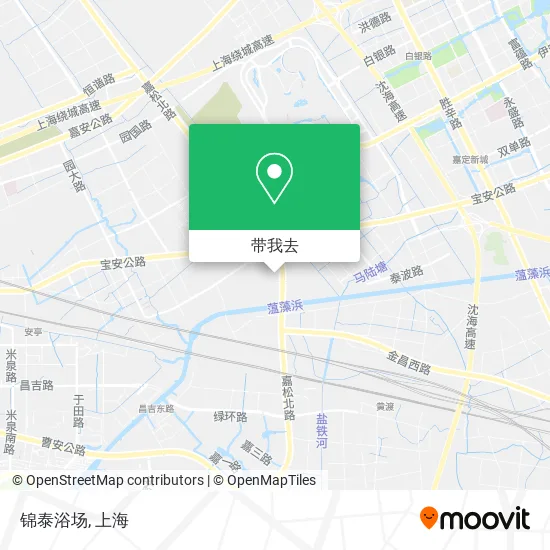 锦泰浴场地图