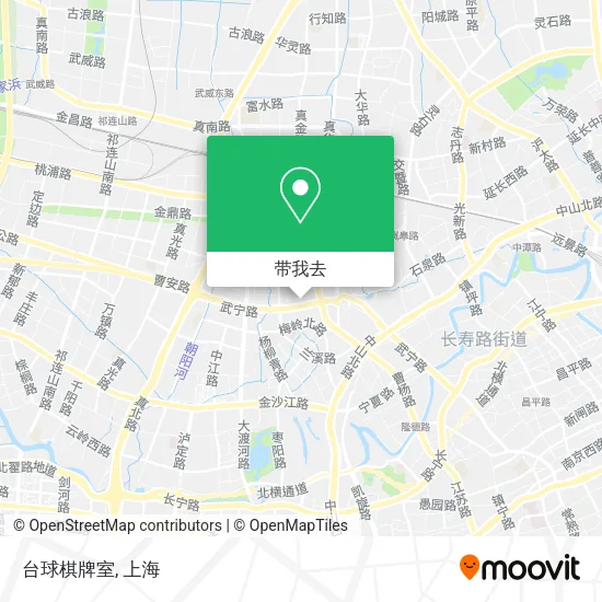 台球棋牌室地图