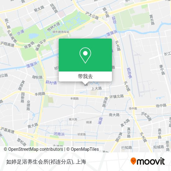 如婷足浴养生会所(祁连分店)地图