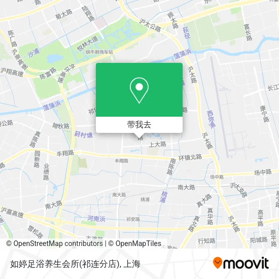 如婷足浴养生会所(祁连分店)地图