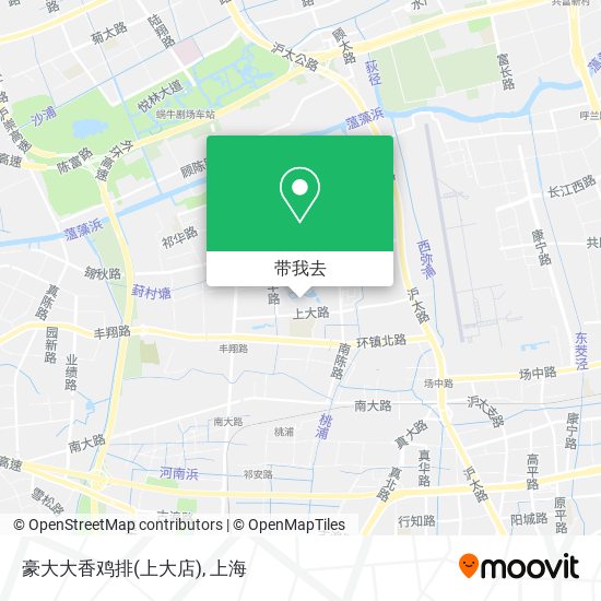 豪大大香鸡排(上大店)地图