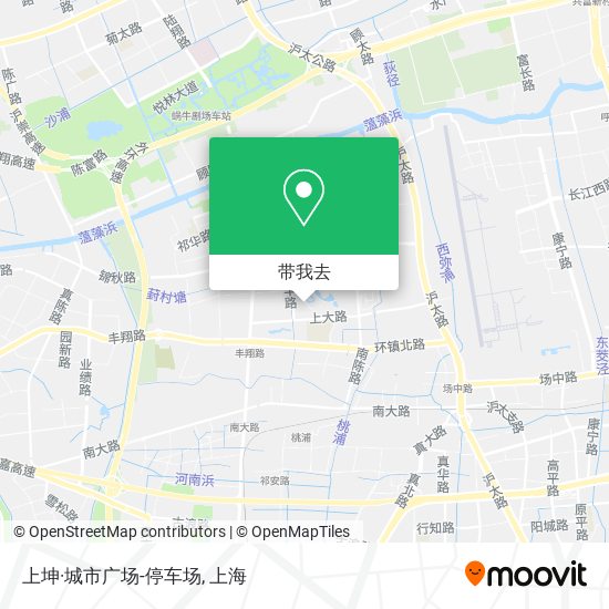 上坤·城市广场-停车场地图