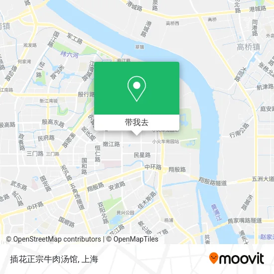 插花正宗牛肉汤馆地图