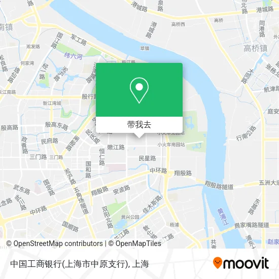 中国工商银行(上海市中原支行)地图