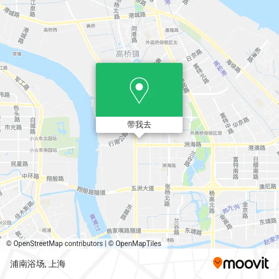 浦南浴场地图