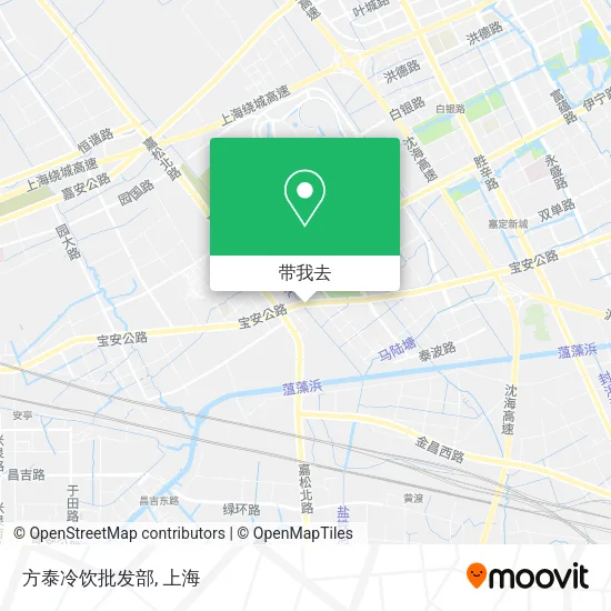 方泰冷饮批发部地图