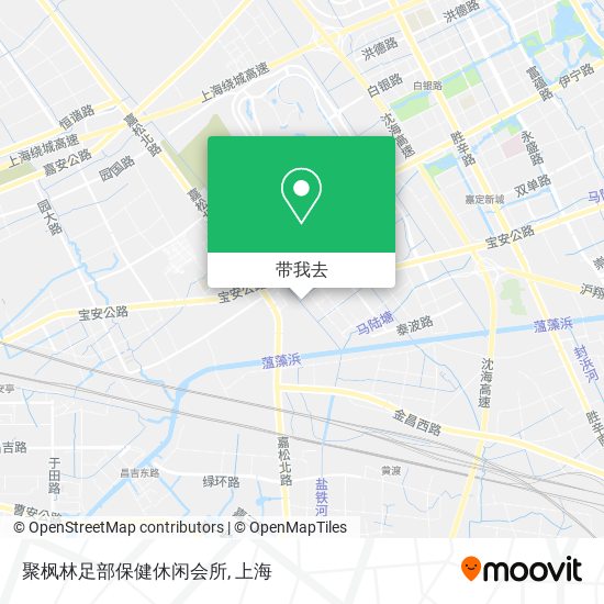 聚枫林足部保健休闲会所地图