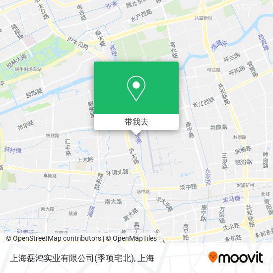上海磊鸿实业有限公司(季项宅北)地图
