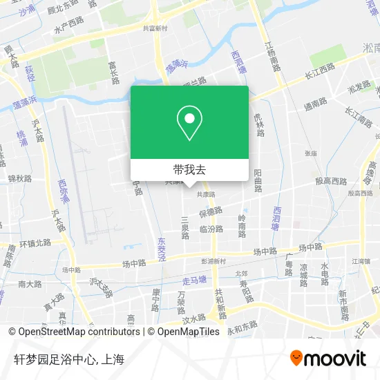 轩梦园足浴中心地图
