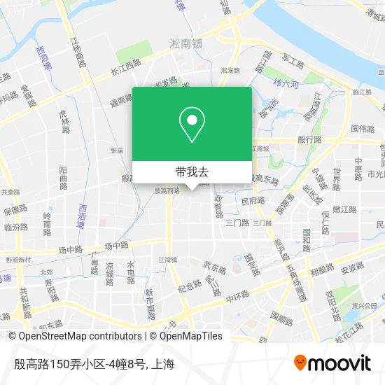 殷高路150弄小区-4幢8号地图