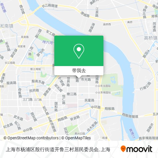 上海市杨浦区殷行街道开鲁三村居民委员会地图