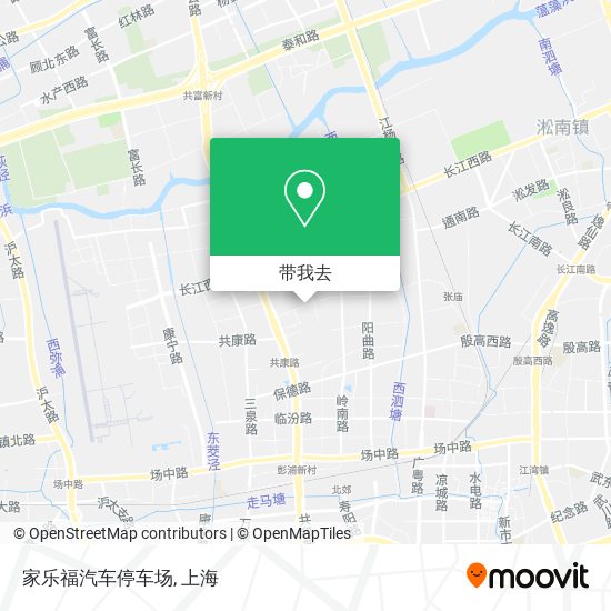 家乐福汽车停车场地图