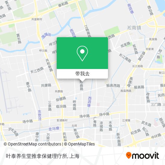 叶泰养生堂推拿保健理疗所地图