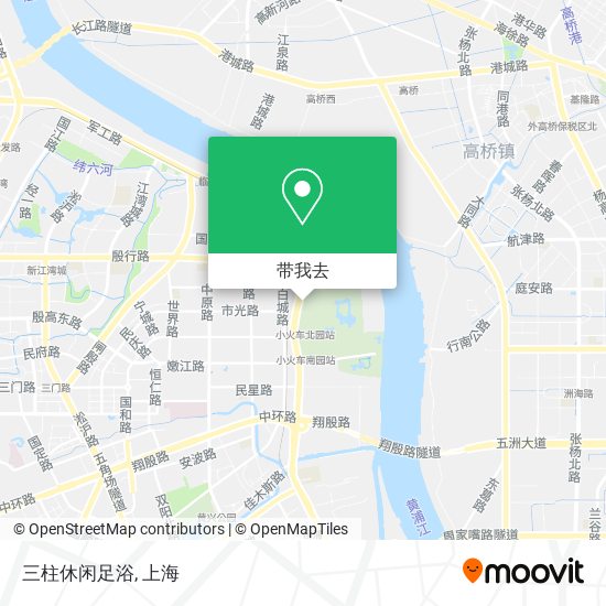 三柱休闲足浴地图