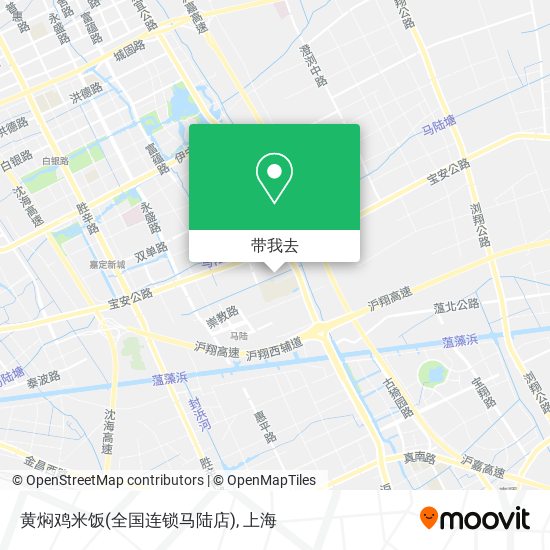 黄焖鸡米饭(全国连锁马陆店)地图