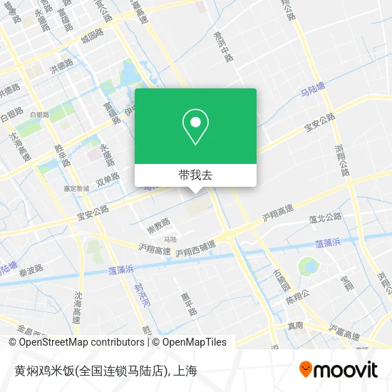 黄焖鸡米饭(全国连锁马陆店)地图