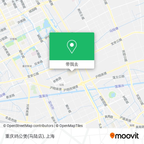 重庆鸡公煲(马陆店)地图
