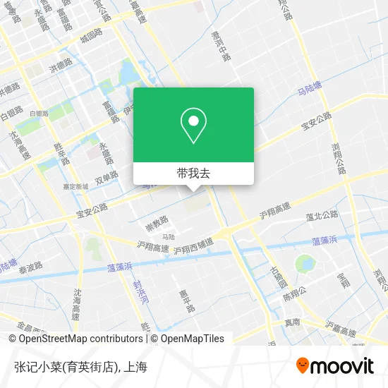 张记小菜(育英街店)地图