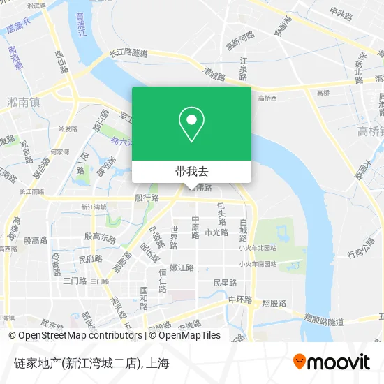 链家地产(新江湾城二店)地图