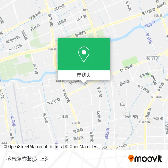 盛昌装饰装潢地图