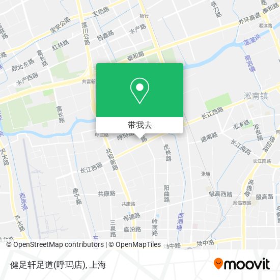 健足轩足道(呼玛店)地图