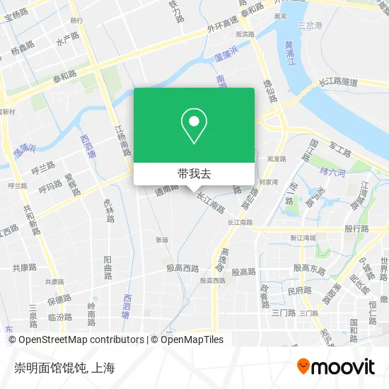 崇明面馆馄饨地图
