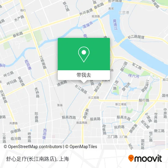 舒心足疗(长江南路店)地图