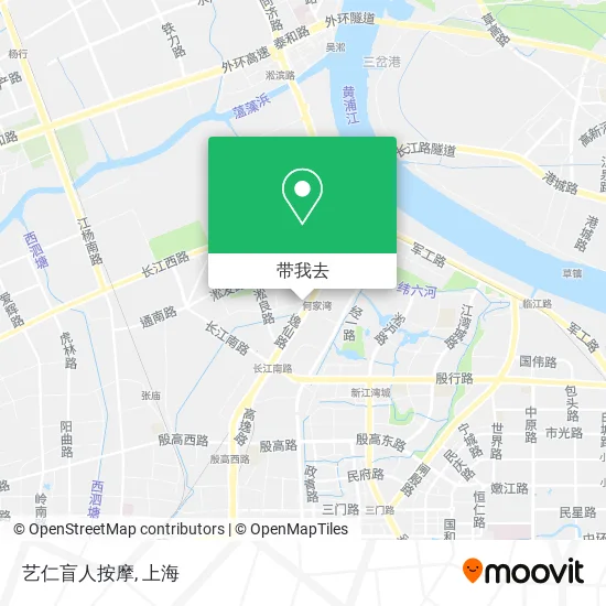 艺仁盲人按摩地图