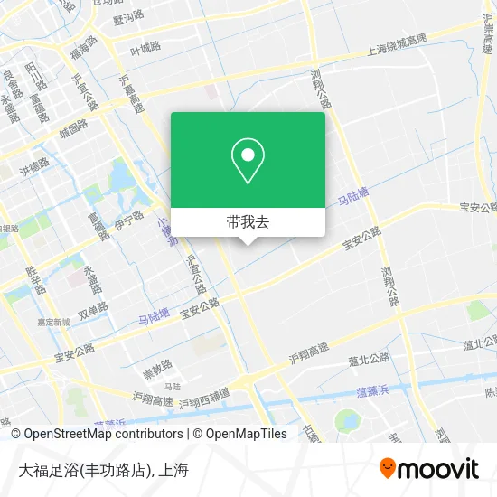 大福足浴(丰功路店)地图