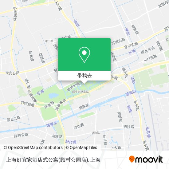 上海好宜家酒店式公寓(顾村公园店)地图