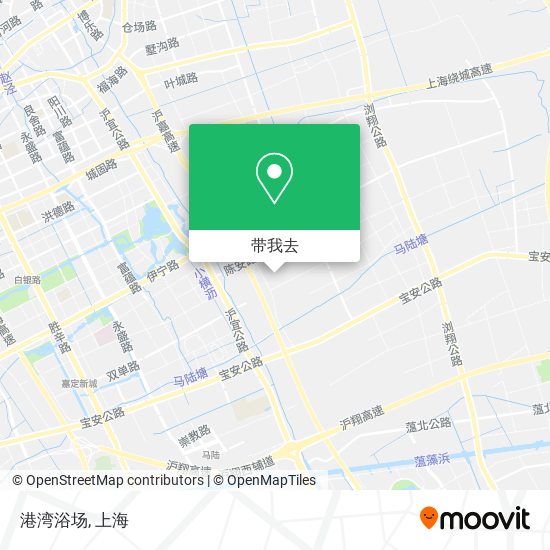 港湾浴场地图