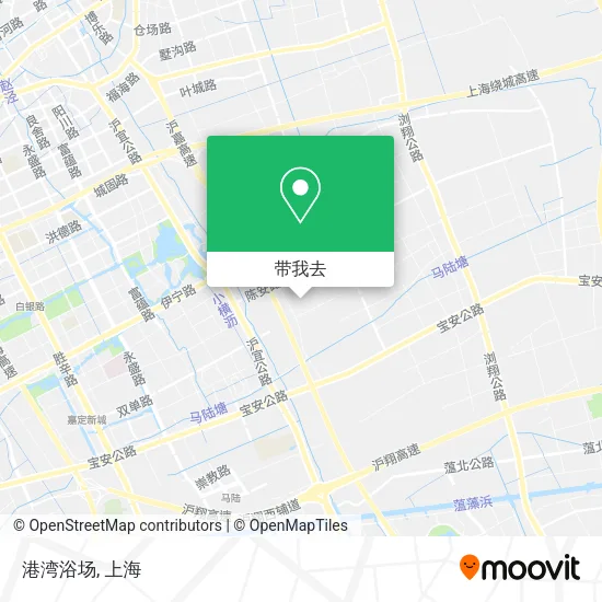 港湾浴场地图