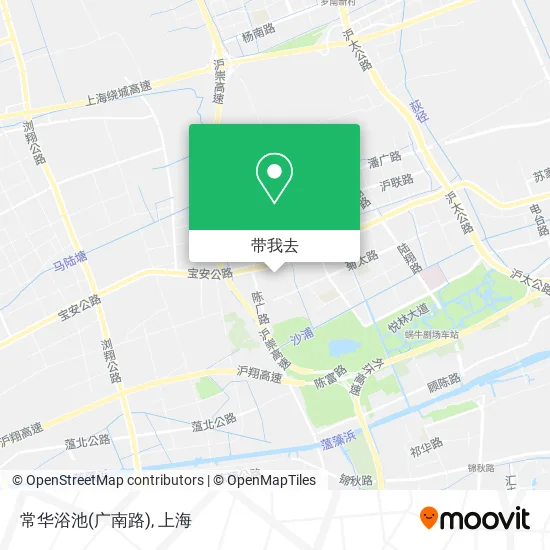 常华浴池(广南路)地图