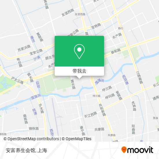 安富养生会馆地图