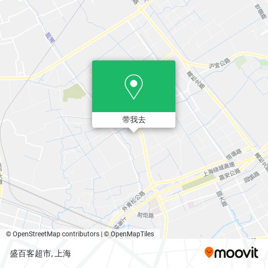 盛百客超市地图
