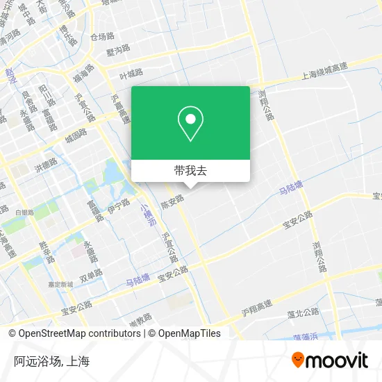 阿远浴场地图
