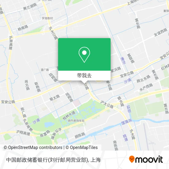 中国邮政储蓄银行(刘行邮局营业部)地图