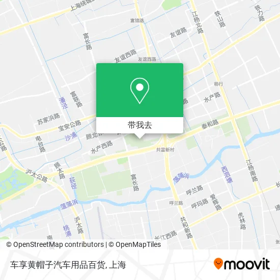 车享黄帽子汽车用品百货地图