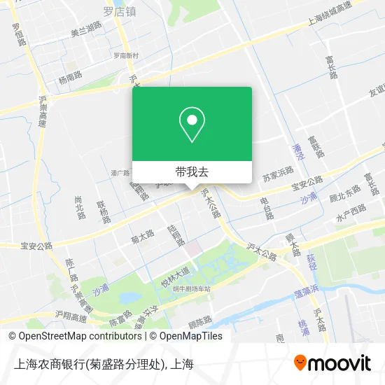 上海农商银行(菊盛路分理处)地图
